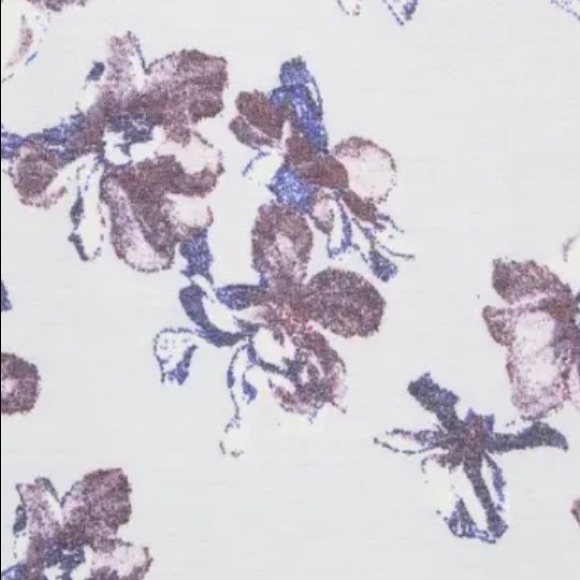 Caslon Light Blue Floral Cozy Print Sweatshirt - Picture 6 of 12